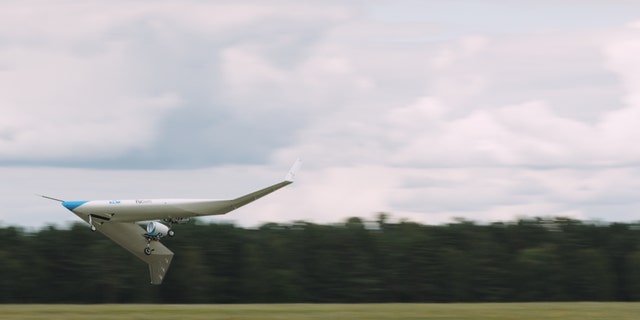 The flight test was conducted at an airbase in Germany.