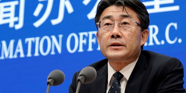 Director-general of Chinese Disease Control and Prevention Gao Fu speaks during a news conference on prevention and control of the new coronavirus related pneumonia in Beijing, China January 22, 2020.