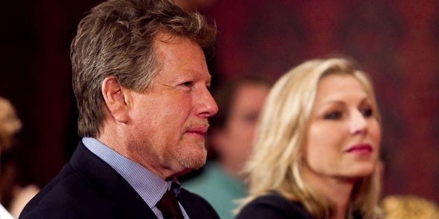 Actor Ryan O'Neal and his actress daughter Tatum O'Neal attend a Farrah Fawcett memorabilia donation ceremony at the Smithsonian National Museum of American History on Feb. 2, 2011 in Washington, DC. Fawcett died of cancer on June 25, 2009. (Photo by Paul Morigi/WireImage)