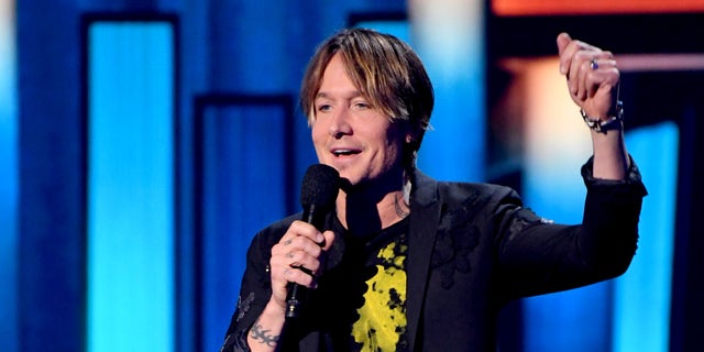 Keith Urban speaks onstage during the 55th Academy of Country Music Awards at the Grand Ole Opry on September 16, 2020 in Nashville, Tennessee. The ACM Awards airs on September 16, 2020 with some live and some prerecorded segments. (Photo by Kevin Mazur/ACMA2020/Getty Images for ACM)