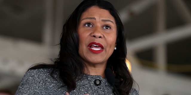 The Mayor of San Francisco, London Breed, speaks during a press conference on January 15, 2020. 