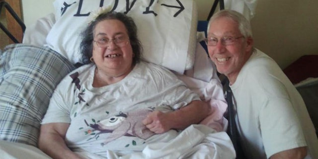 Jimmy and Marilyn Curcuru have lived in Gloucester, Mass. for more than five decades. (Michelle Baran)<br>