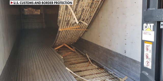 Meth is flooding across US-Mexico border during pandemic as cartels get creative 4 One recent seizure involved a tractor-trailer containing 564 pounds of methamphetamine under the floorboards. Officers say criminals are getting more creative in the ways they smuggle drugs across. They fear the problem will only get worse, as long as demand in the U.S. remains high. (U.S. Customs and Border Protection)