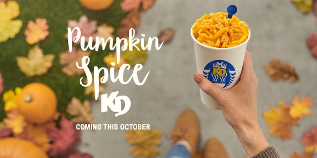 Kraft Heinz has released a pumpkin spice mac and cheese. (Kraft).