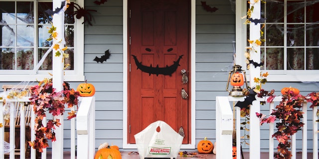 On Saturdays between Oct. 10 and Halloween, Krispy Kreme is offering $1 dozens to anyone who first purchases a dozen doughnuts at regular price, "to give to family, friends or neighbors."