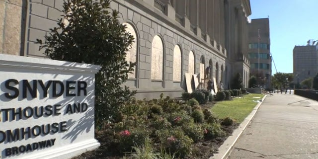 Federal buildings in Louisville, Kentucky were boarded-up ahead of an announcement in the Breonna Taylor case.