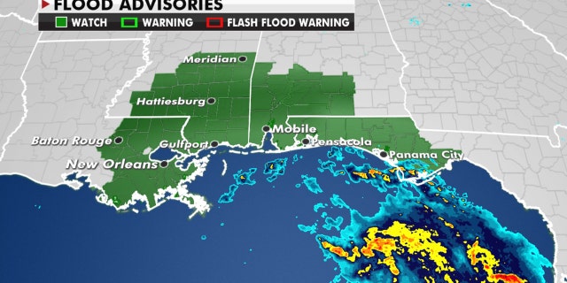 Hurricane Sally strengthens 'rapidly' as Gulf Coast braces, mandatory evacuations in Louisiana, Mississippi 5 Flood watches are in place in advance of Sally.