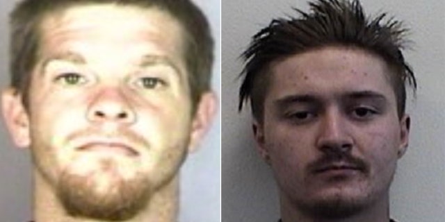 Mugshots for Alexander Justin Jones, 36, and Anthony Travis Bodda, 21.