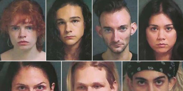 The seven “comrades” — including wealthy Upper East Sider Clara Kraebber — had their mugshots tweeted out by the NYPD early Wednesday, days after their arrests for smashing storefront windows in the Flatiron District.