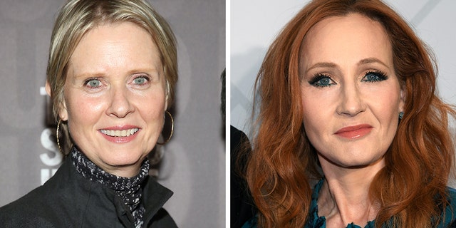 Cynthia Nixon said that J.K. Rowling's comments on transgender identity were 'really painful' for her transgender son, who was a fan of the 'Harry Potter' books.