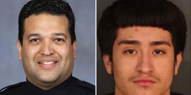 Felipe Vazquez, right, is expected to face a murder charge in the shooting death of police investigator Luis "Mario" Herrera.