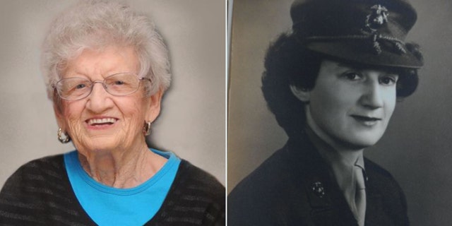 Sgt. Dot Cole joined the Marines in 1943. (Courtesy: City of Kannapolis)