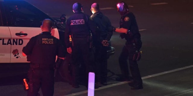 Domingo Lopez Jr., 45, was arrested Monday morning along Interstate 205 after setting six additional fires, according to police.