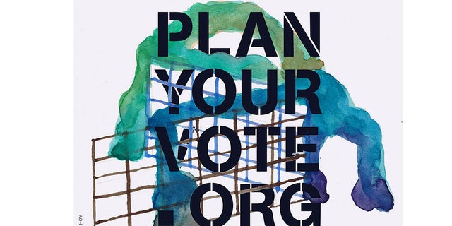 The “Plan Your Vote” website created a digital library of voting advocacy visuals for citizens to download for free and circulate. (Plan Your Vote)