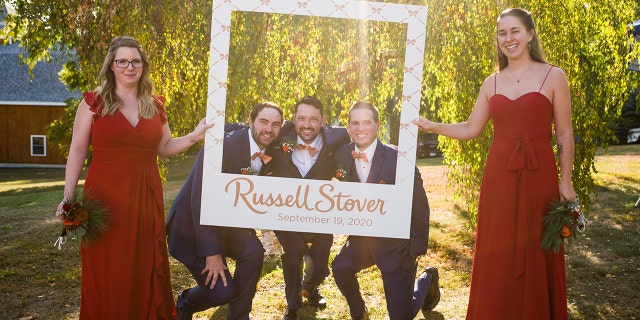 The chocolate touches were seen throughout the wedding.