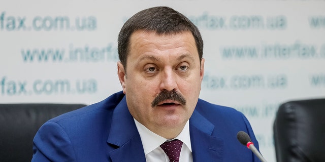 Derkach attends a news conference in Kiev, Ukraine, Oct. 9, 2019. REUTERS/Gleb Garanich