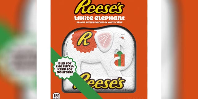 Hershey will be releasing a white elephant-shaped Reese’s candy, inspired by the Christmas gift tradition.
