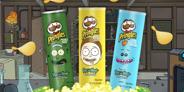 The new limited-edition flavors join Pickle Rick crisps, a previously available offering also based on the series’ characters