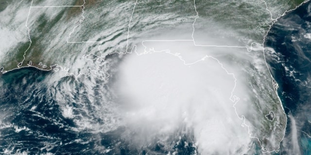 Hurricane Sally strengthens 'rapidly' as Gulf Coast braces, mandatory evacuations in Louisiana, Mississippi 2 Hurricane Sally can be seen just off the U.S. Gulf Coast on Monday, Sept. 14, 2020.