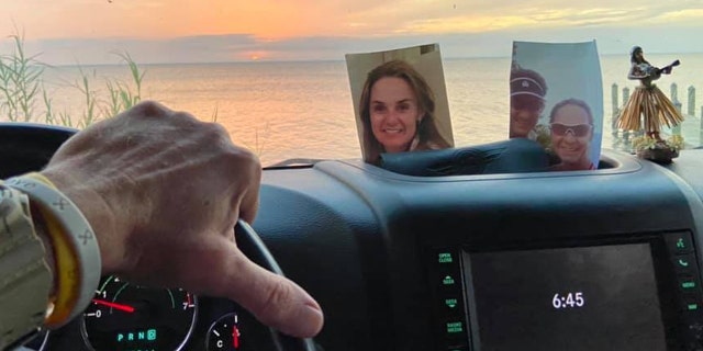 Scott Christmas had kept the photo of his late wife, Amy, on the dashboard of the Jeep for three years before lingering winds from Hurricane Sally blew it out of the vehicle.