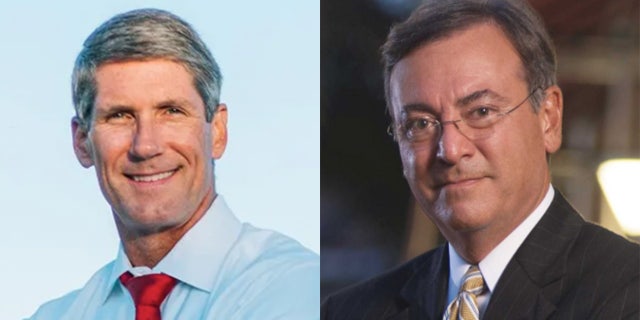 Republican Scott Franklin, left, and Democrat Alan Cohn, right, are competing to represent Florida's 15th Congressional District.