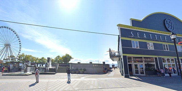 Two construction workers have been hospitalized after Seattle’s 50-year-old downtown Pier 58 partially collapsed Sunday into the water, according to reports. (Google)