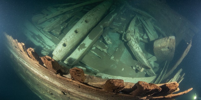 Many parts of the wreck are intact. (Badewanne.fi)