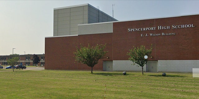 Spencerport High School, located in suburban Rochester.