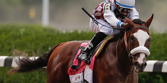 Tiz the Law is the favorite to win the Derby. (AP Photo/Seth Wenig, File)