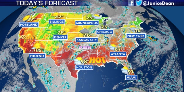 The national forecast for Sept. 1, 2020.