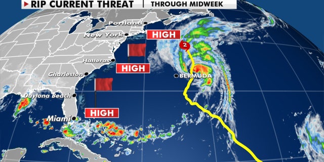 Hurricane Teddy is creating dangerous conditions along the East Coast of the U.S.