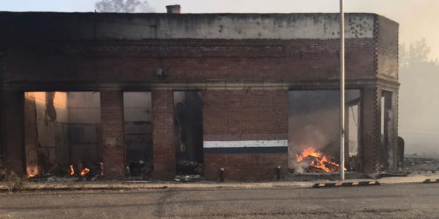 The town of Malden, Wash., lost its fire station, post office, city hall, library, and most of its homes as well as "other prominent buildings."