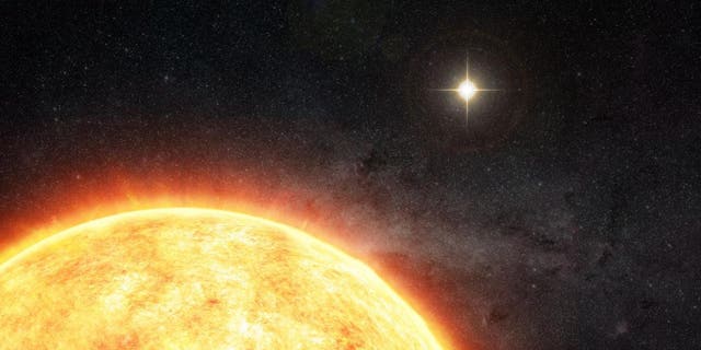 Artist's conception of a potential solar companion, which theorists believe was developed in the Sun's birth cluster and later lost. If proven, the solar companion theory would provide additional credence to theories that the Oort cloud formed as we see it today, and that Planet Nine was captured rather than formed in place. Credit: M. Weiss