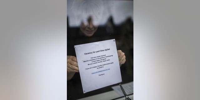 The position called for someone with five years’ experience of working in a salon, who is