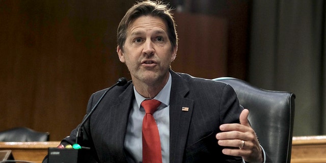 Sen. Ben Sasse (R-Neb.) questions the nominee John L. Ratcliff during a Senate Intelligence Committee nomination hearing at the Dirksen Senate Office building on Capitol Hill on Capitol Hill on May 5, 2020 in Washington, DC. (Photo by Gabriella Demczuk -Pool/Getty Images)