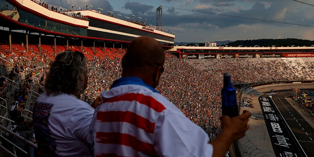 The AP estimated that 22,000 fans attended the NASCAR All-Star race at Bristol in July.