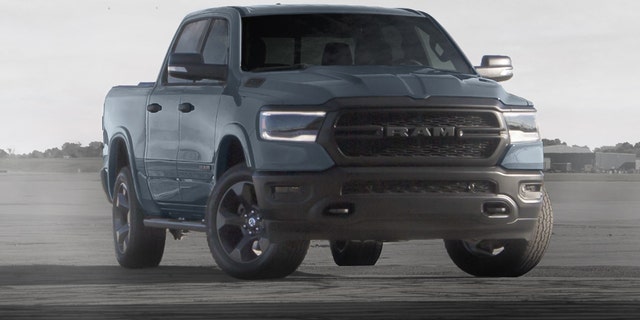The Ram 1500 Built to Serve's Anvil paint is an aeronautically-inspired color option.