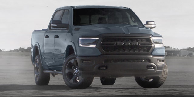 The Ram 1500 Built to Serve's Anvil paint is an aeronautically-inspired color option.