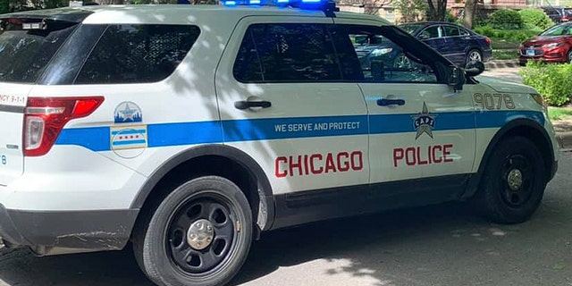 Chicago police squad car