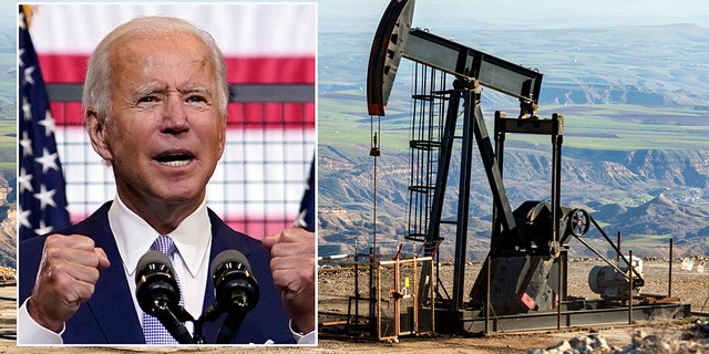 Biden, Pumpjack composite.