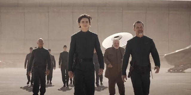 Timothee Chalamet and Josh Brolin in 'Dune.'