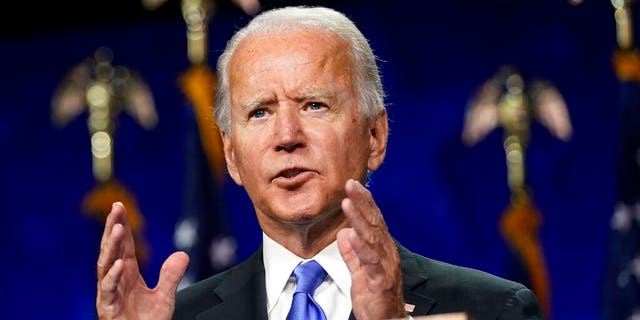 Democratic presidential candidate former Vice President Joe Biden