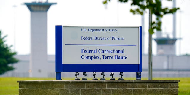 The federal prison complex in Terre Haute, Ind on Aug. 28, 2020. (AP Photo/Michael Conroy, File)