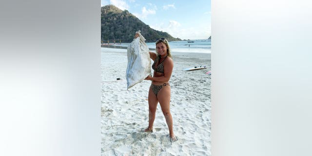 "I also I went travelling in Bali where I did a dive clean, multiple beach cleans and climbed Mount Rinjani.”