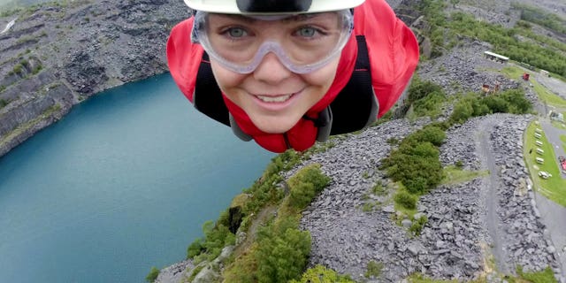 “Most people probably wouldn't want to do that but I personally enjoy that sort of stuff,” the daredevil said of her fearless feats.