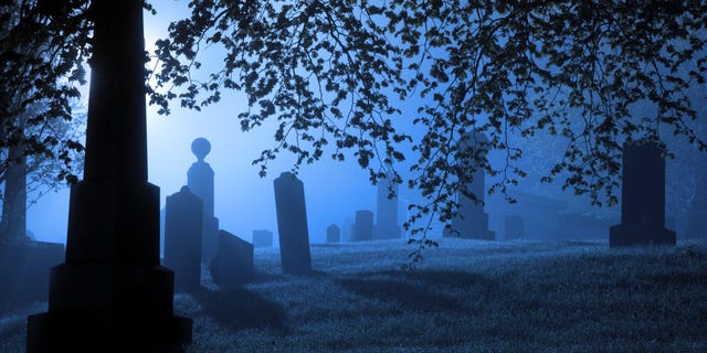 The house is located next to the local cemetery and local officials are reportedly hoping to use the profits from the sale to fund repairs to the graveyard.