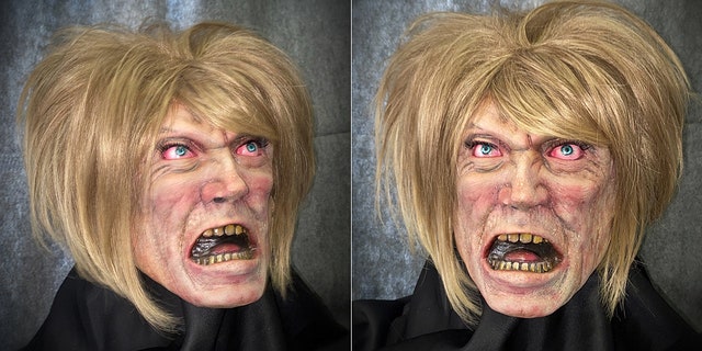"The scariest thing you can be on Halloween!" touts the shop selling the masks.