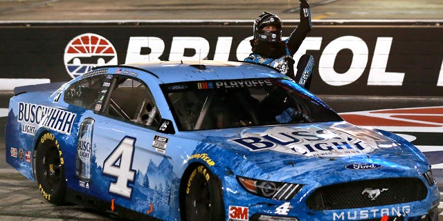Harvick punched his ticket to the Round of 12 with wins at Darlington and Bristol Motor Speedway.