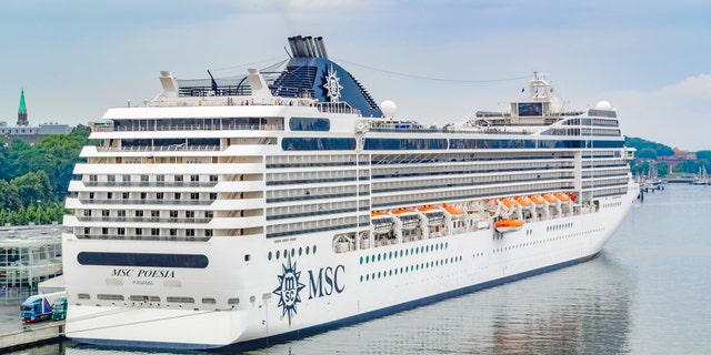 The MSC Poesia, pictured.