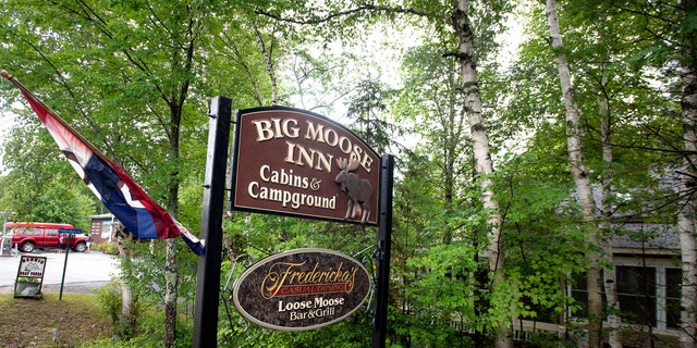FILE - This Aug. 18, 2020, file photo shows the Big Moose Inn on Millinocket Lake in Millinocket, Maine. A COVID-19 outbreak connected to a wedding reception held at the inn in early August has led to more than 175 cases of the virus and at least five deaths.